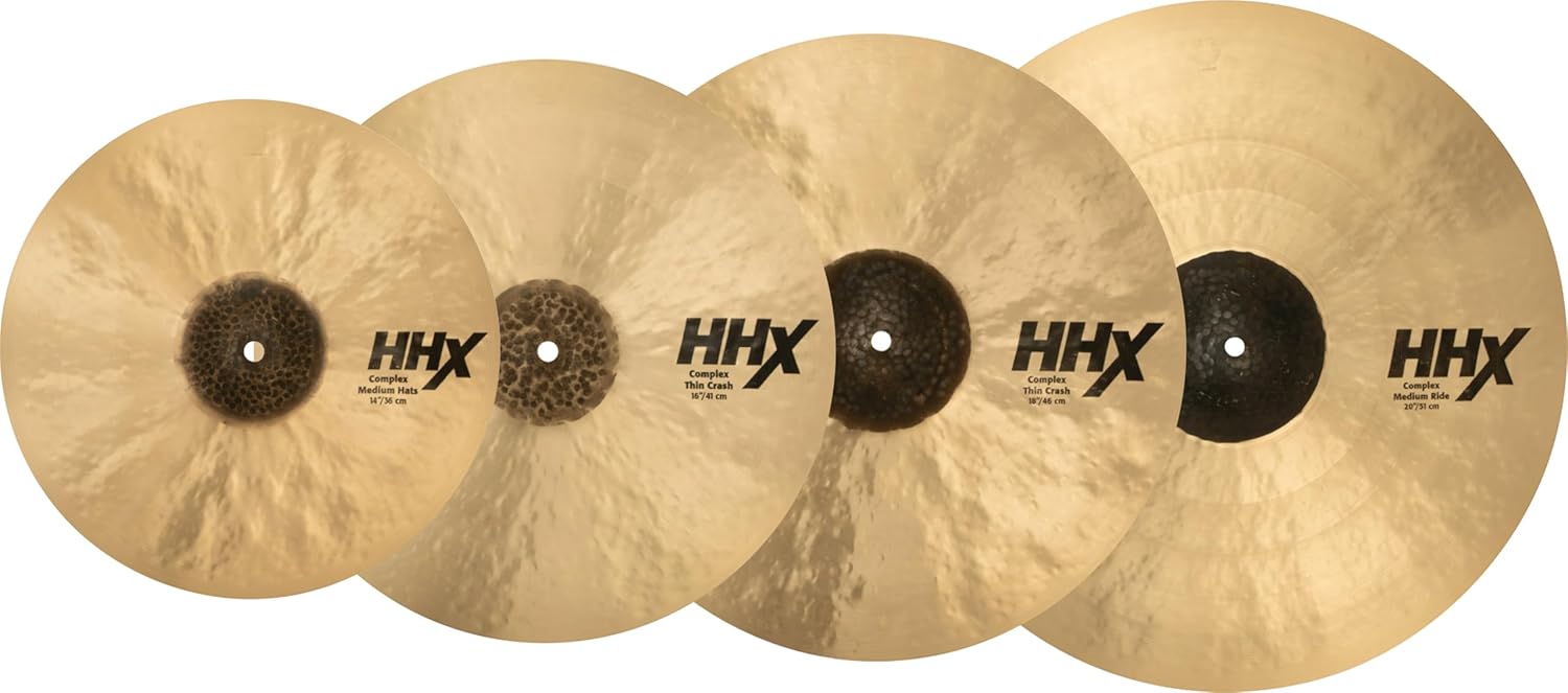 SABIAN HHX Complex Cymbal Set Promotional Set