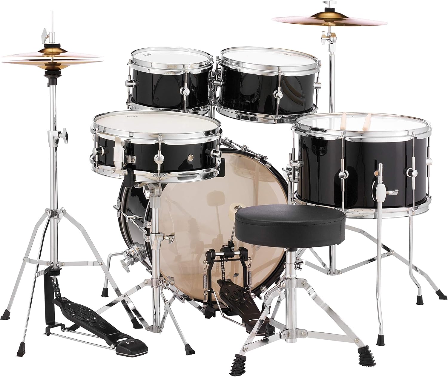 Pearl Roadshow Jr. 5 piece Drum Set w/Hardware and Cymbals